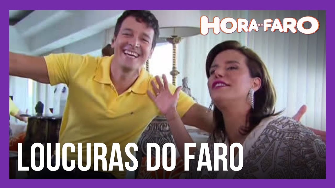 Narcisa Tamborindeguy cai em brincadeira em entrevista maluca do Faro