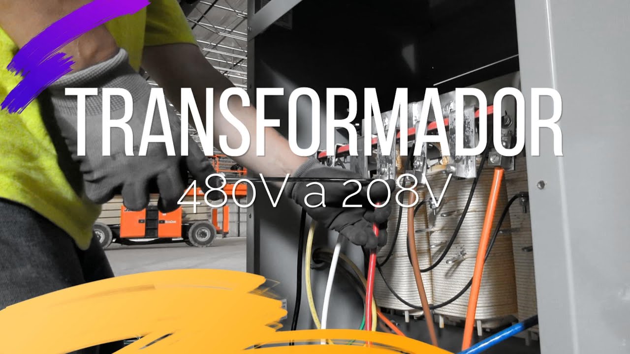 COMO INSTALAR UN TRANSFORMADOR 480V A 208V #howto #electricista #diy