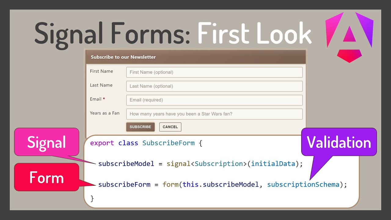 Angular Signal Forms: первый взгляд на новый API форм.