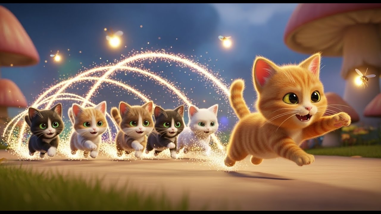 Cat Family Song – Count the Kittens Playing | Fun Counting Song for Kids | Silly Kitty Adventure