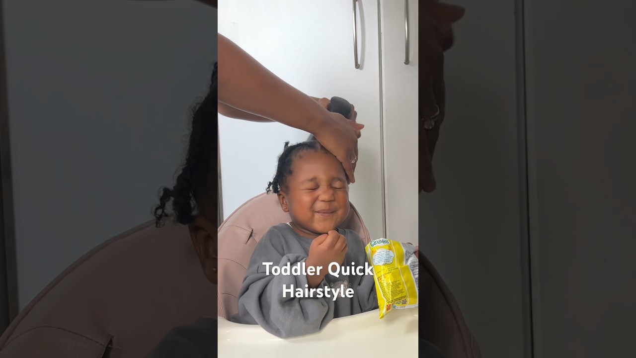 Quick Toddler 4C Hairstyle : #toddlerhairstyles #naturalhair #protectivestyle