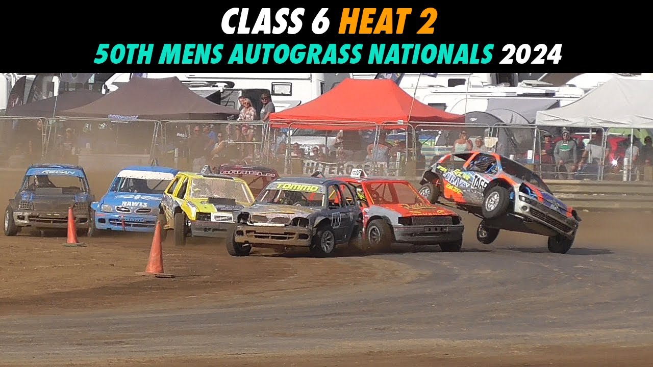 2024 Mens National Autograss Championships, Class 6 Heat 2 (ALL RACES) Yorkshire Dales