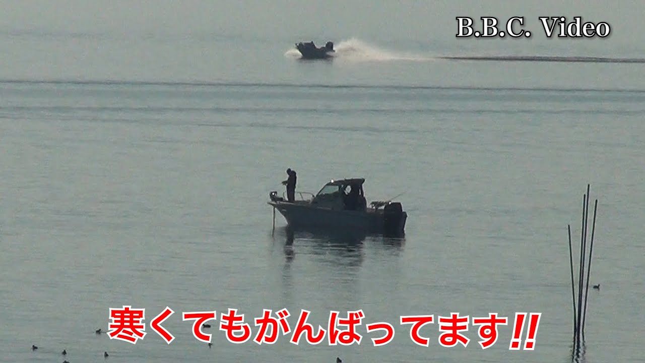 2626/01/10 成人の日の3連休初日の琵琶湖は晴天微風のベタナギ!! 湖上はガラ空きです #今日の琵琶湖