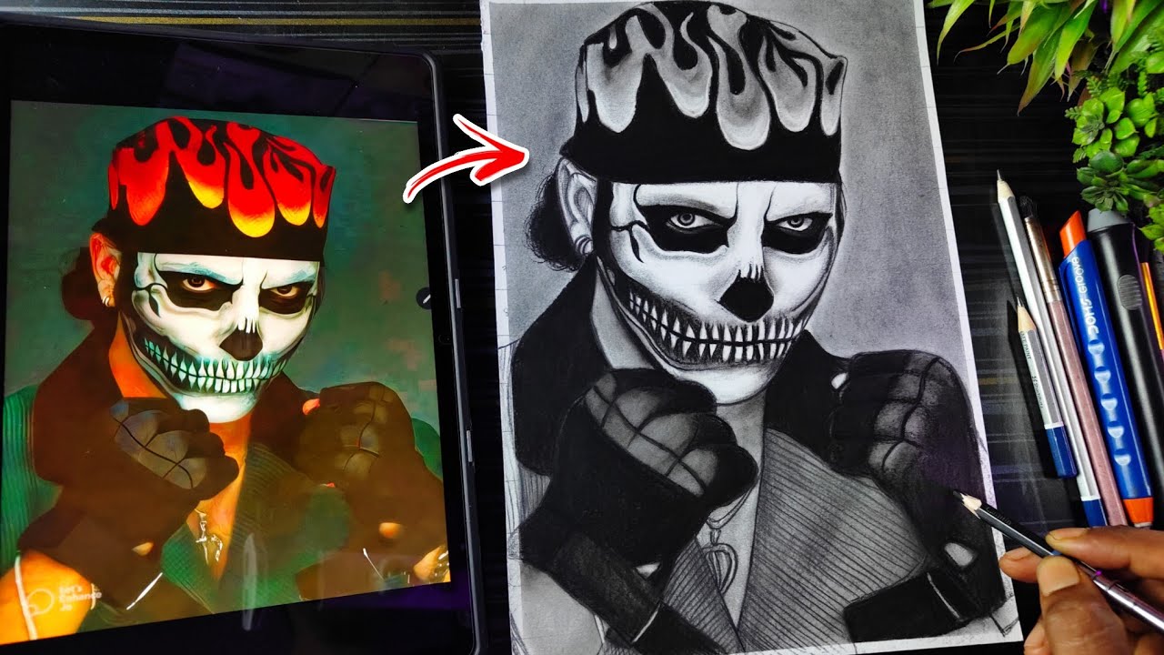 Talwiinder Drawing Sketch, How to Draw Talwiinder Singh, Talwinder  Portrait Tutorial Step by Step