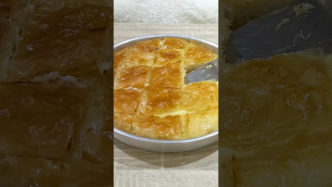 كل طبقة ألذ من التانية… كنافة + جلاش + كريمة🔥