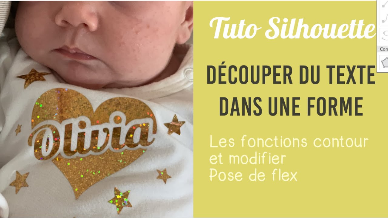 Tuto Silhouette: Les fonctions contour et modifier pour un flex disco !