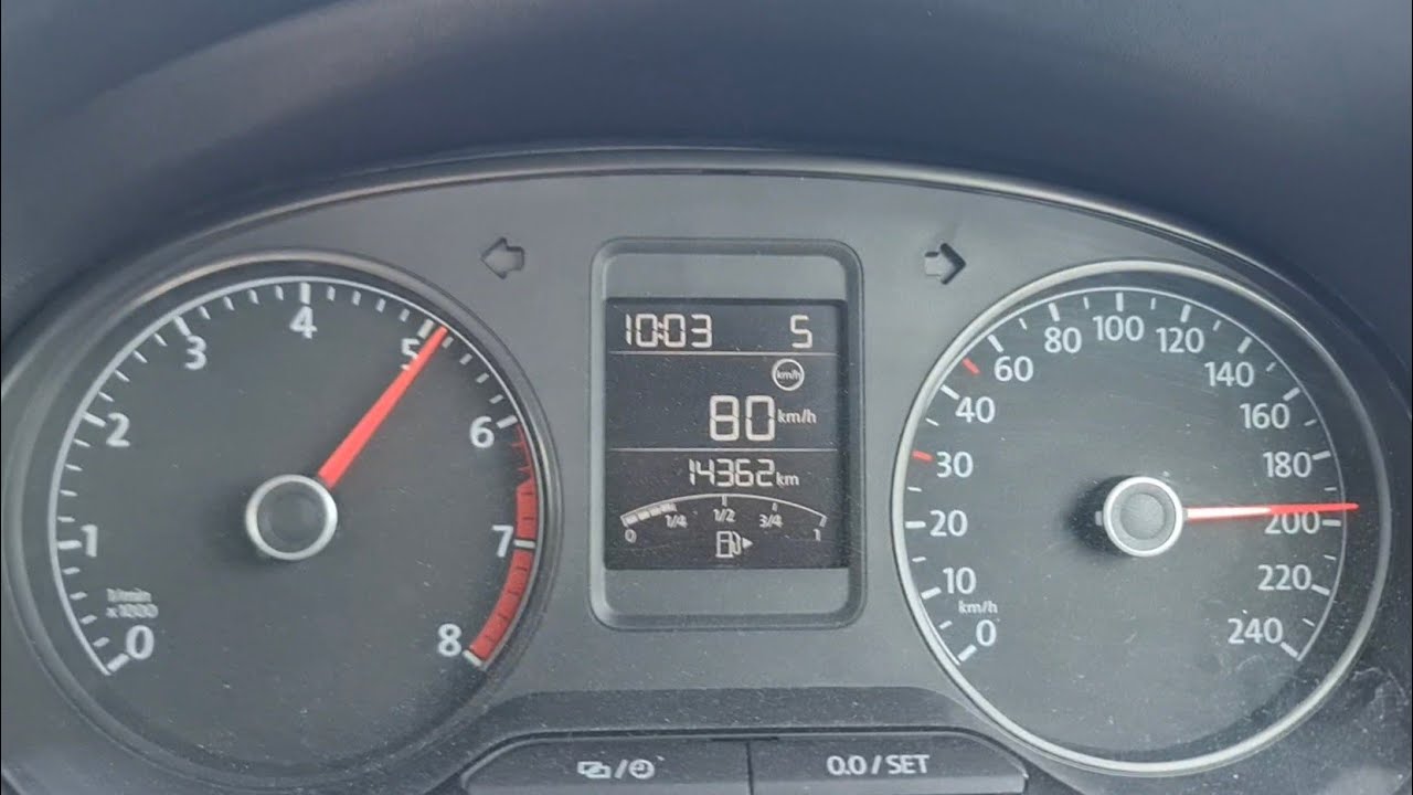 VW Polo Stock Topspeed 0 to 200 kmph 1.0 TSI Manual