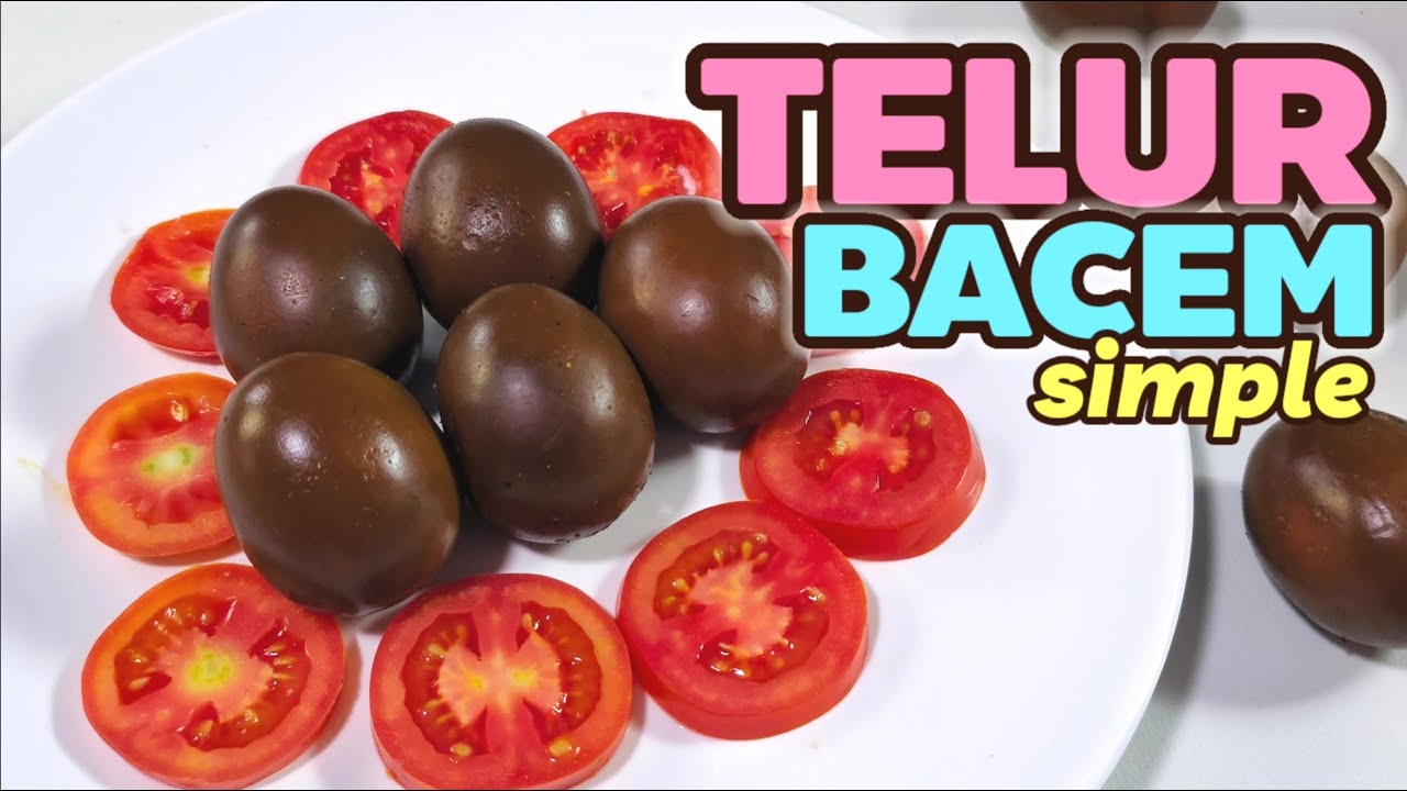 CARA MEMBUAT TELUR BACEM SIMPLE -- WARNANYA CANTIK RASANYA MANIS LEGIT GURIH