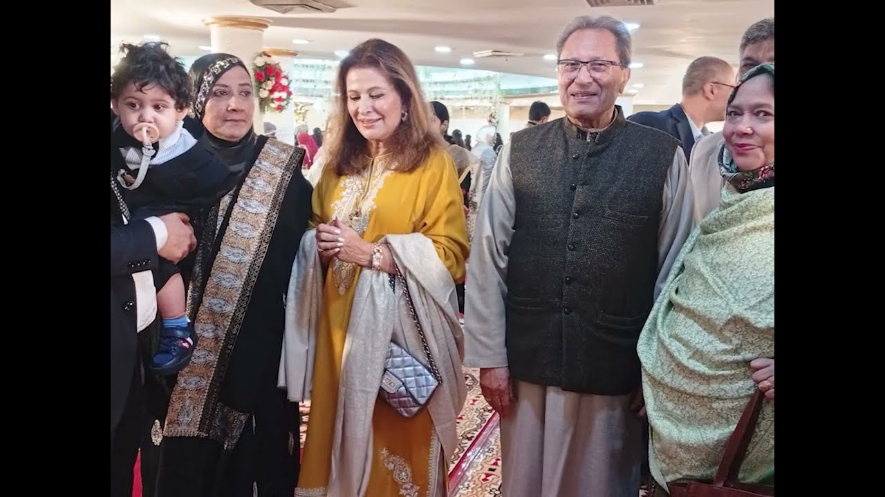 Amezing moments with Saleem shab in Azmat Ali Khan's son Suhaib Khan's wedding reception ceremony