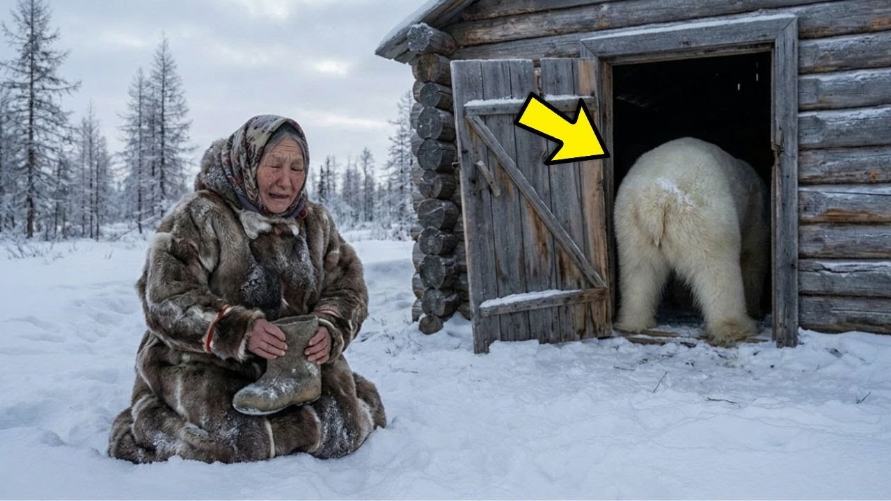 GŁUCHA starsza kobieta JAKUCKA walczy z 16 NIEDŹWIEDZIAMI by uratować WNUCZKĘ, ale załamuje się wid…