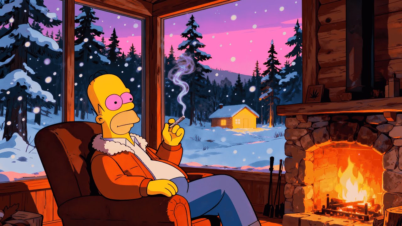 ❄️ Snow Outside, Fire Inside — Cozy Lofi Hip Hop
