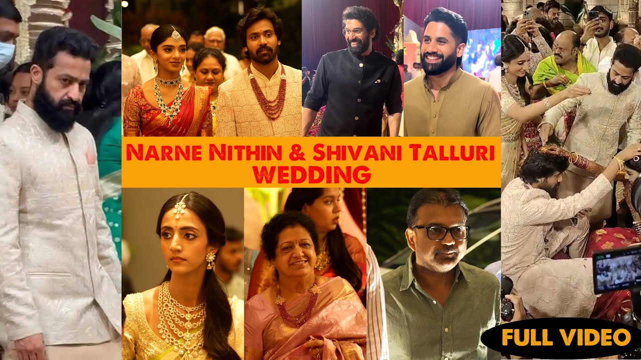Exclusive Video:Jr NTR Brother-in-law Narne Nithin's Wedding Full | @Tagteluguu