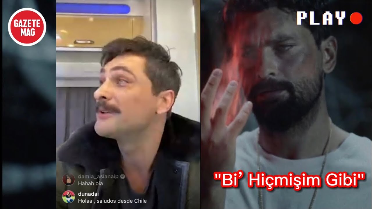 Onur Tuna Mahkum setinde yeni şarkısı Bi Hiçmişim Gibi’nin heyecanını hayranları ile paylaştı