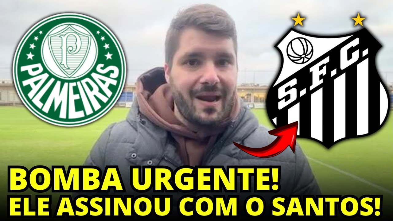 TRAIÇÃO NO VERDÃO! CRAQUE ABANDONA O PALMEIRAS E ASSINA COM O SANTOS | notícias do santos