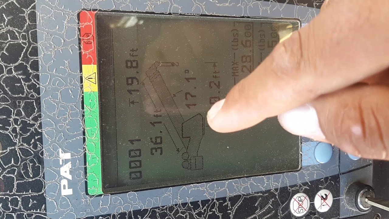 Configuracion de sistema PAT grua GROVE RT 700
