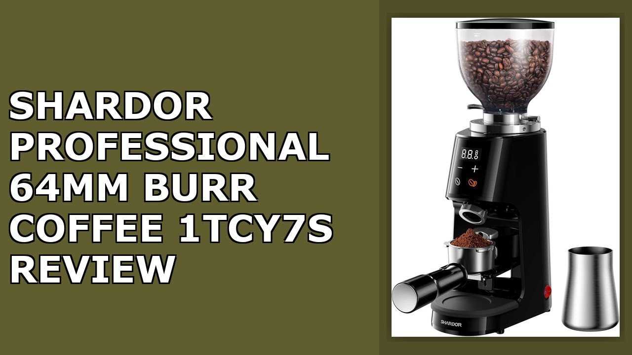 SHARDOR Professional 64mm Burr Coffee Grinder with 100 Grind Settings and All-Metal Review