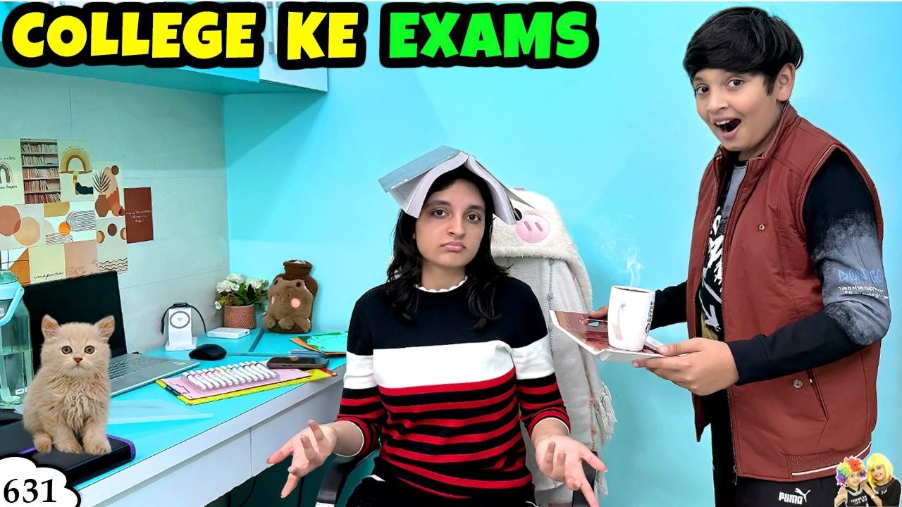 COLLEGE KE EXAMS | Ep 631 | Aayu and Pihu Show