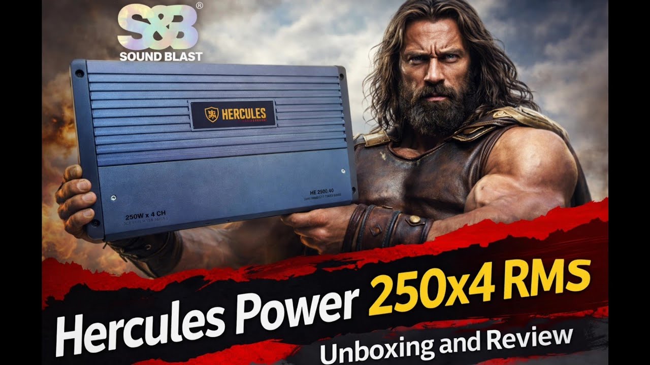 S&b Hercules series 250.4 Amplifier #redraudio #amplifier #s&b 