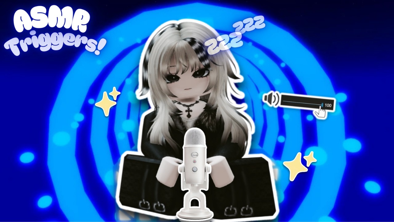 my first asmr video! (tapping, scratching, crinkling & clipping sounds) | sleepy roblox obby ᶻ 𝗓 𐰁