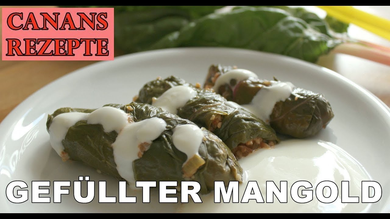Vegetarisch gefüllte Mangoldrouladen - Wissenswertes über diese gesunden Blätter Canans Rezepte