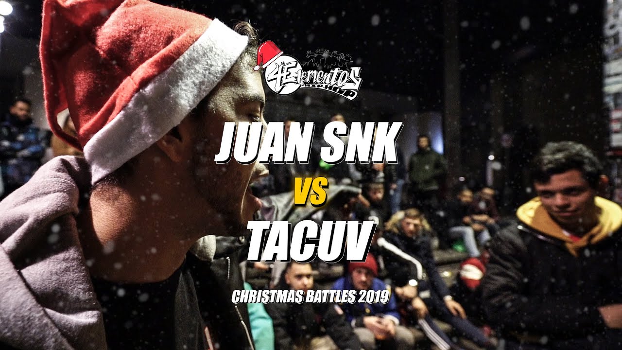 JUAN SNK 🆚 TACUV [CUARTOS] - #CHRISTMASBATTLES 🎅 | #4ELEMENTOS |