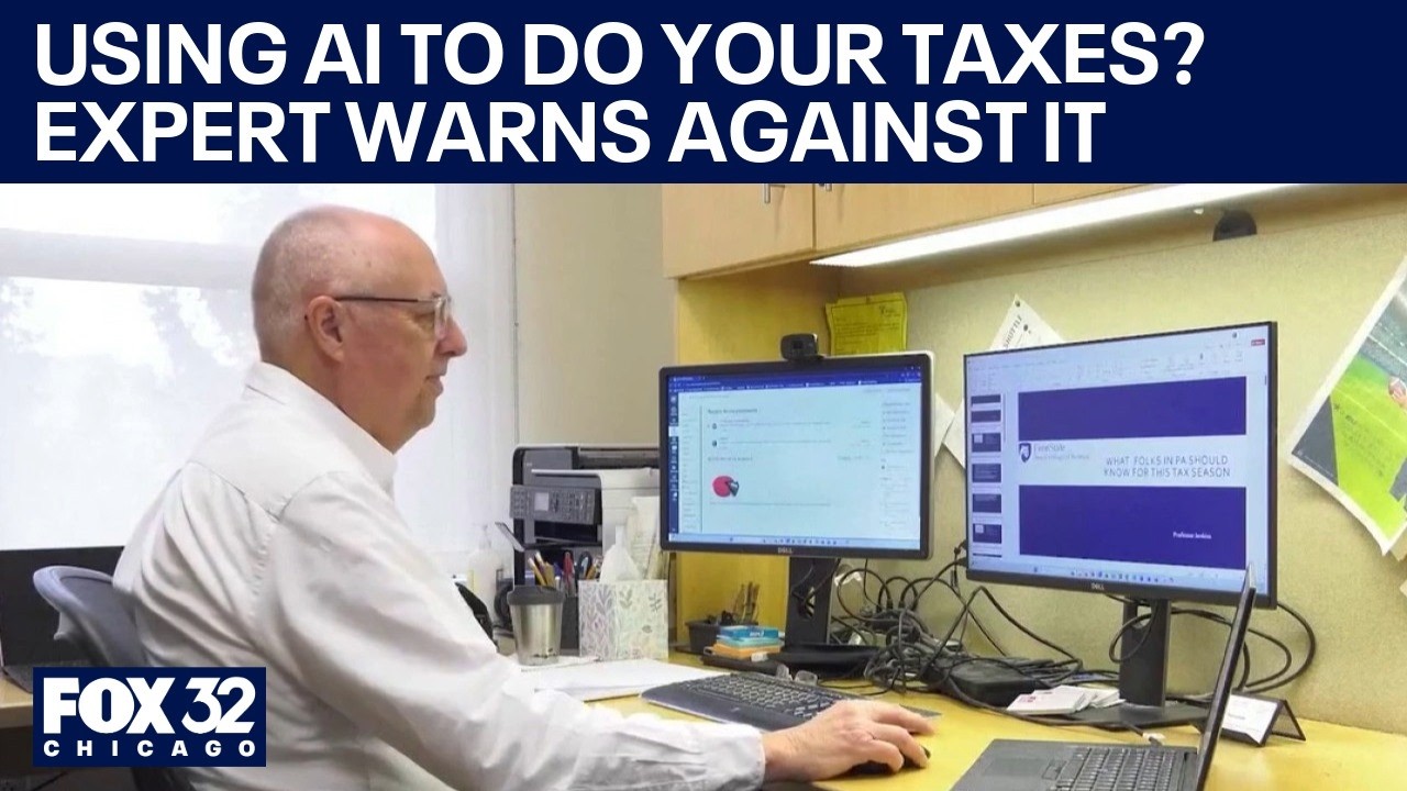 Using AI to file your taxes? Expert warns against it