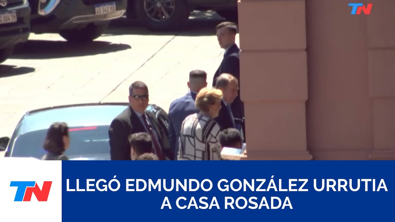 LA LLEGADA DE GONZÁLEZ URRUTIA A CASA ROSADA | Llegó junto a su esposa Mercedes López