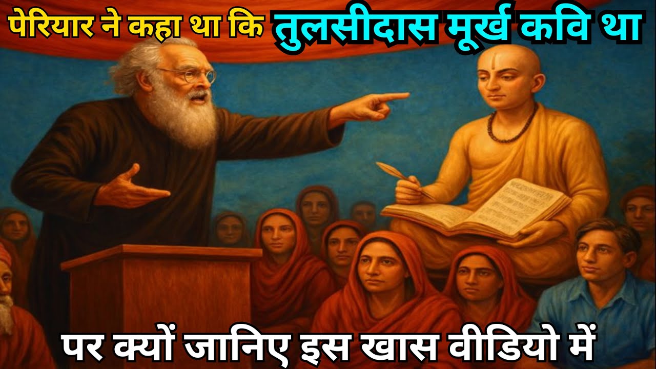 पेरियार ने कहा था कि तुलसीदास मूर्ख कवि था | तुलसीदास vs पेरियार | Periyar video