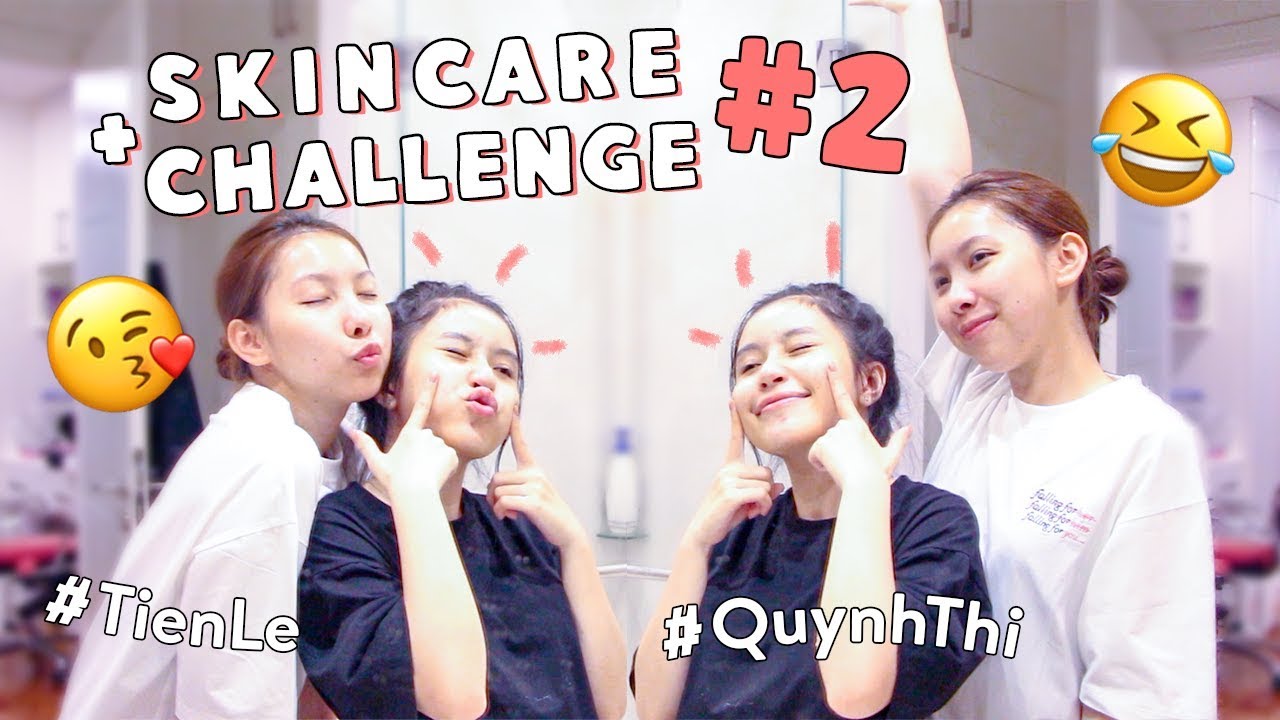 Skincare Challenge: Vừa Ngậm Chanh Vừa Skincare ft. Quỳnh Thi | TIEN LE