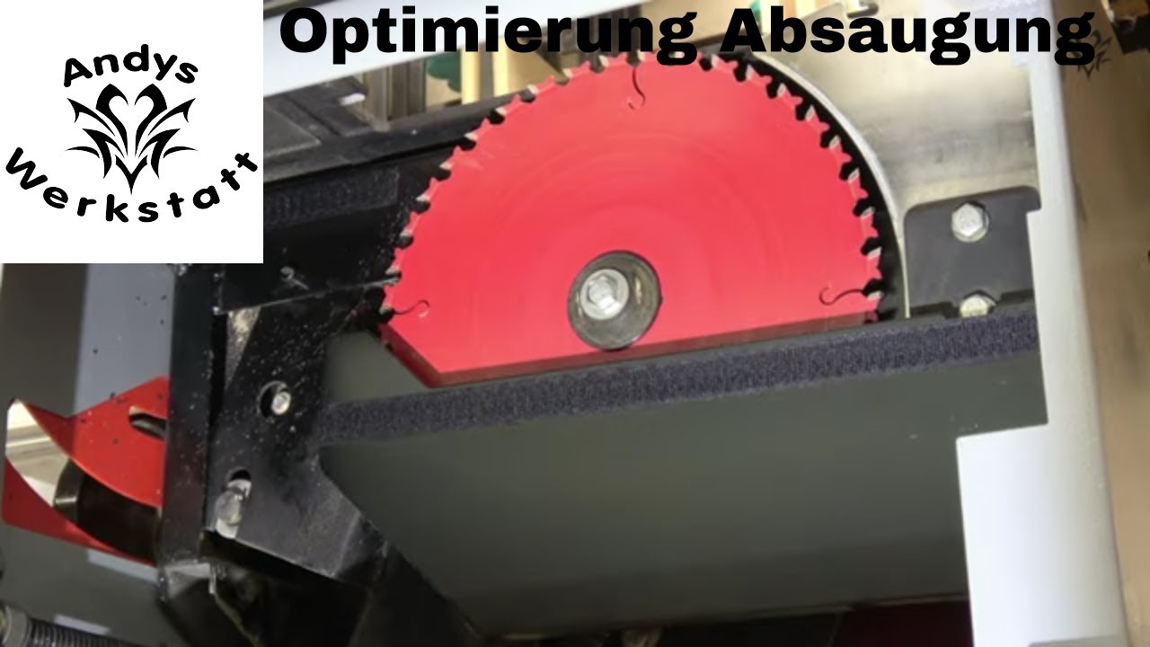 Ist das die beste Lösung? Absaugung für die Tischkreissäge optimieren!