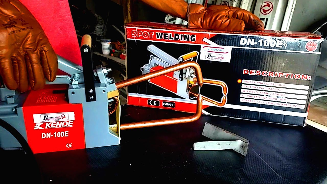 220V Spot Welder Review | Unboxing Kende Spot Welding Machine| Portable Resistance Spot Welder
