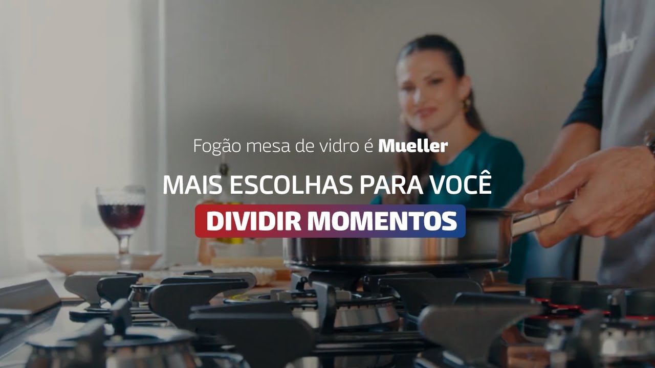 Fog&atilde;o mesa de vidro &eacute; Mueller | Mais escolhas para compartilhar momentos