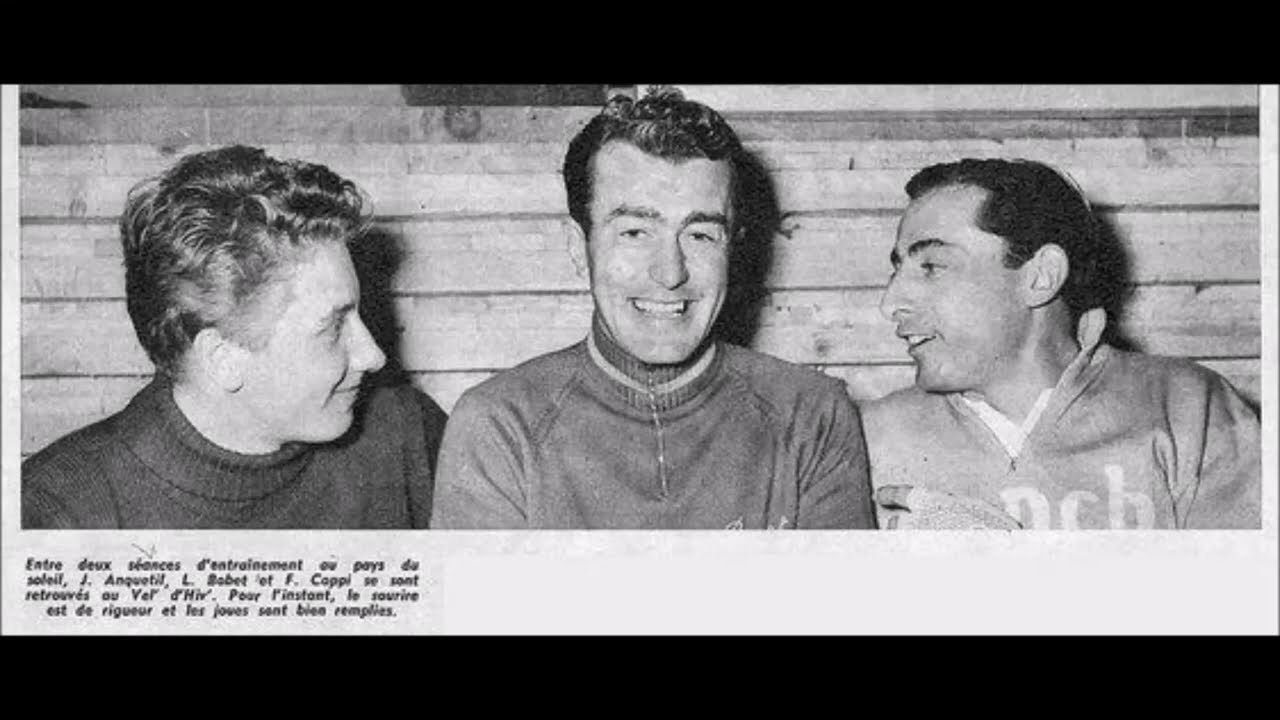 COPPI Fausto  BOBET Louison  ANQUETIL Jacques  Hommage  DR T