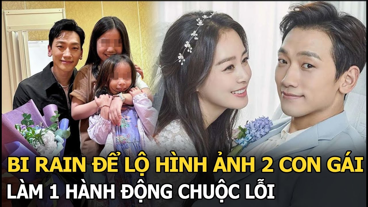 Bi Rain để lộ hình ảnh 2 con gái, làm 1 hành động chuộc lỗi với Kim Tae Hee hậu ồn ào ngoại tình?