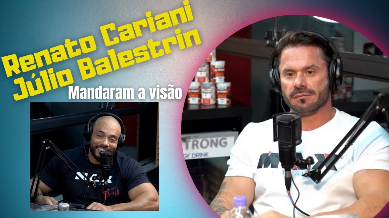 Renato Cariani e J&uacute;lio Balestrin passaram a Vis&atilde;o @renatocariani #projeto60dias#podcast