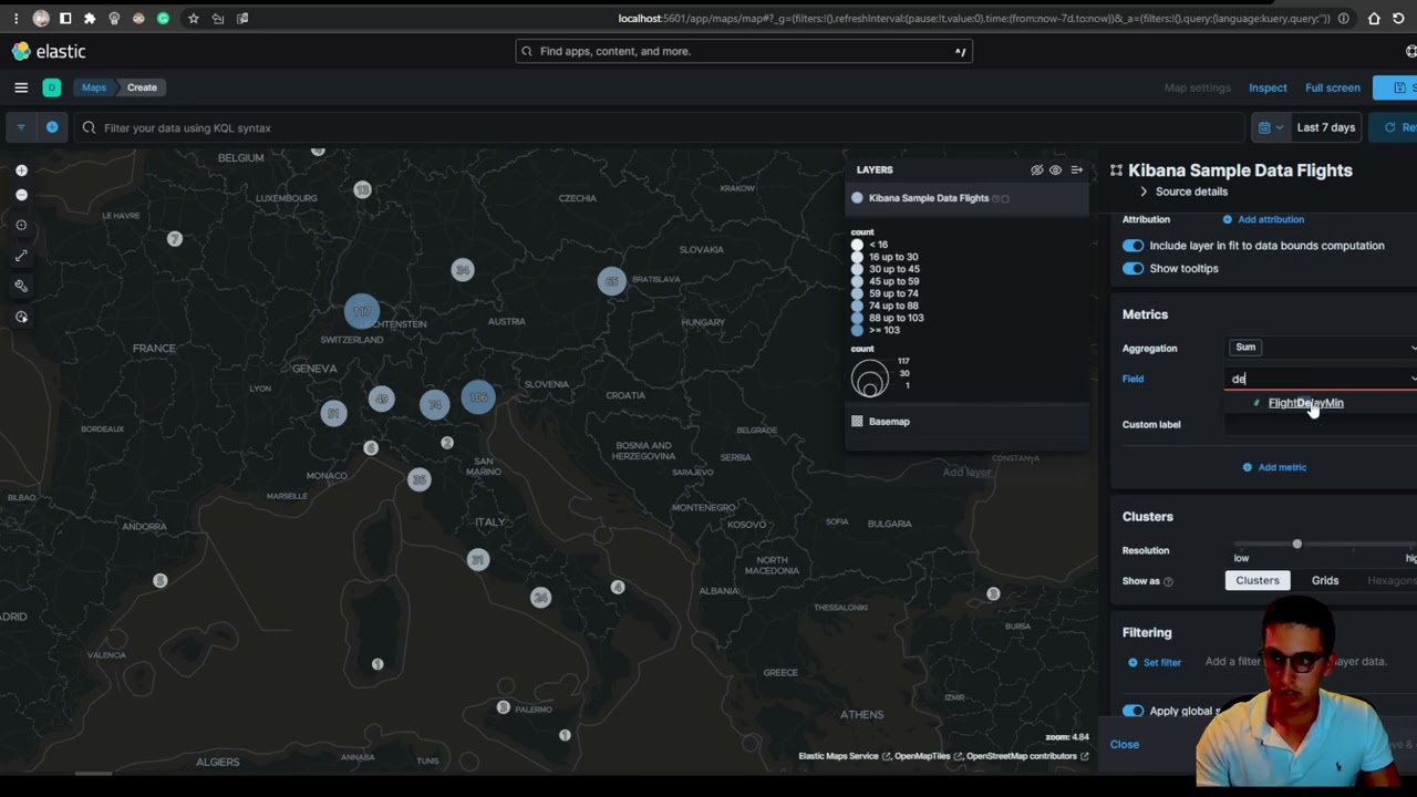 How To Create Cluster Map Kibana 8