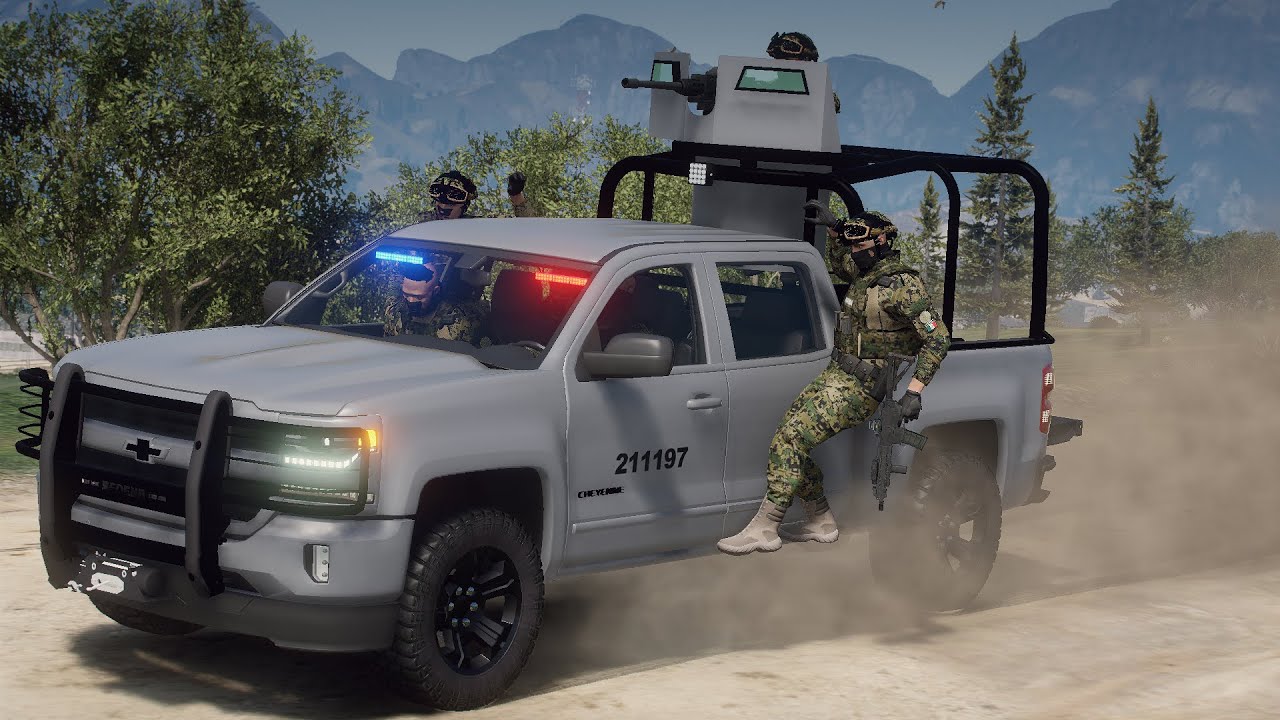 GTA 5 POLICIA | MARINA DE MEXICO - INVACION ALIENIGENA | TheAxelGamer