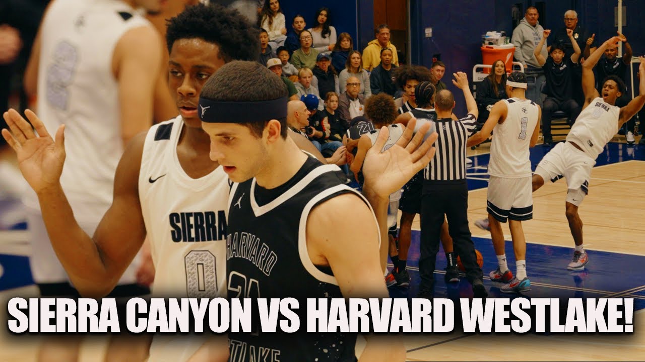 BRANDON MCCOY JR IS A PROBLEM! 😱 Sierra Canyon vs Harvard Westlake | Full Highlights