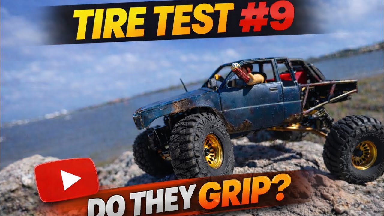 Tire Test #9 🛞 Grip Test on the Rocks! 