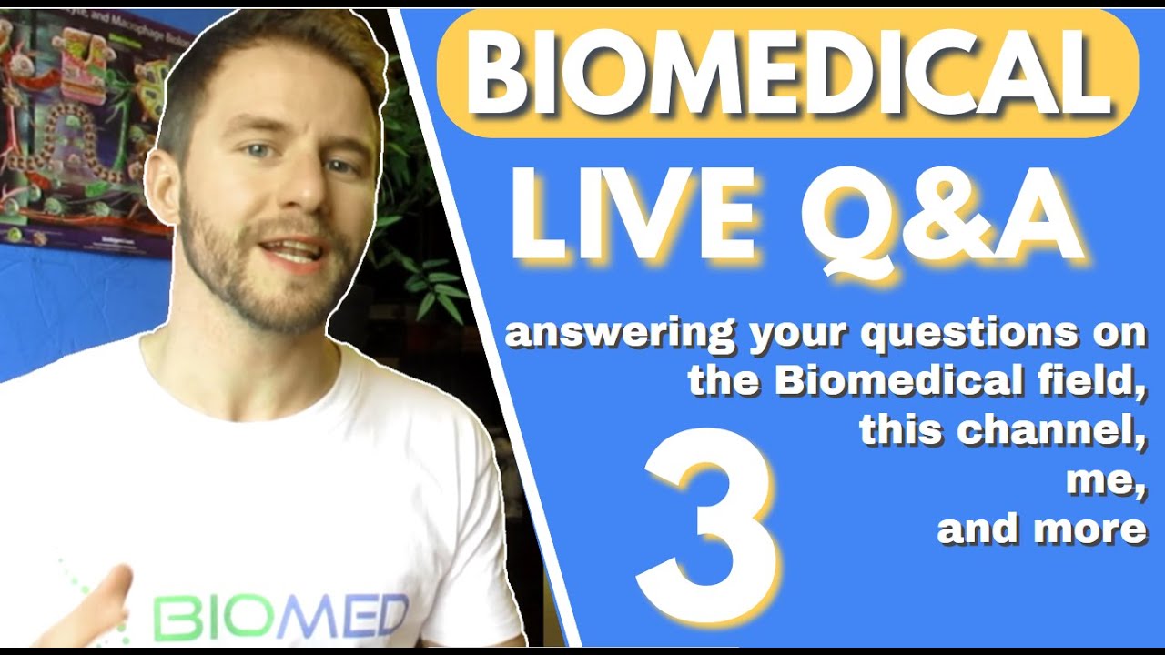 Live Q&A 3 Biomedical Science [+⏱️TIMESTAMPS!] Starts at 4:05 - Watch at 1.5x| Biomeducated