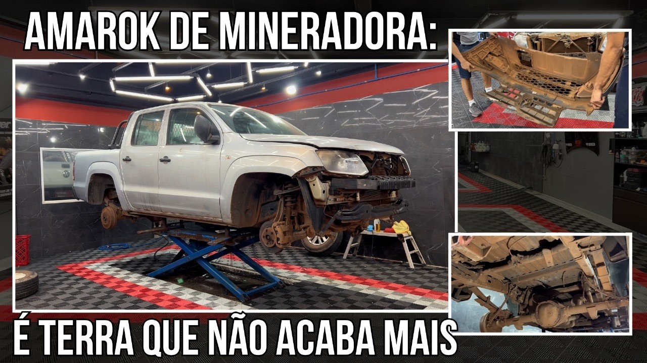 O CHASSI MAIS COMPLICADO QUE JÁ LAVEI | Amarok de Mineradora Parte 3