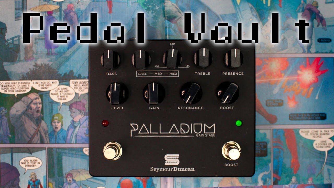 Seymour Duncan Palladium - dual Gain Stage Distortion and Preamp Pedal (Pedal Vault)
