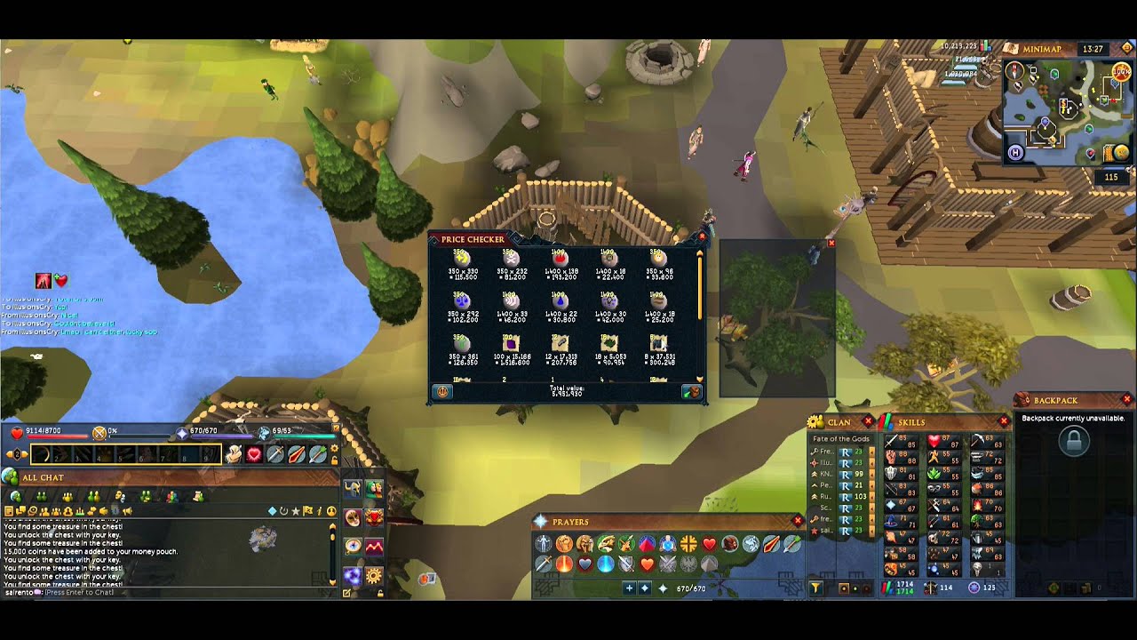 Runescape | Loot from 100 crystal keys (Taverly)