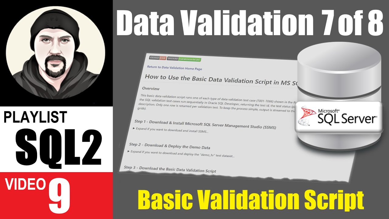 How to Use a Basic Data Validation Script in SQL Server