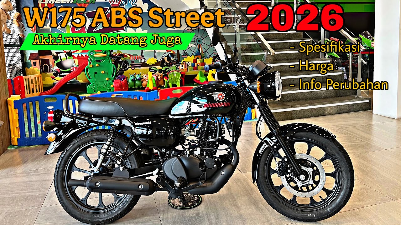 Akhirnya Datang Juga ! W175 ABS Street 2026