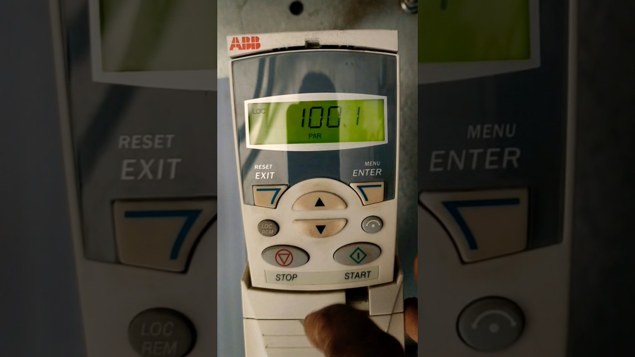ABB VFD forward reverse parameters Seting #Abbvfd #parameters #vfd #eldhocreation