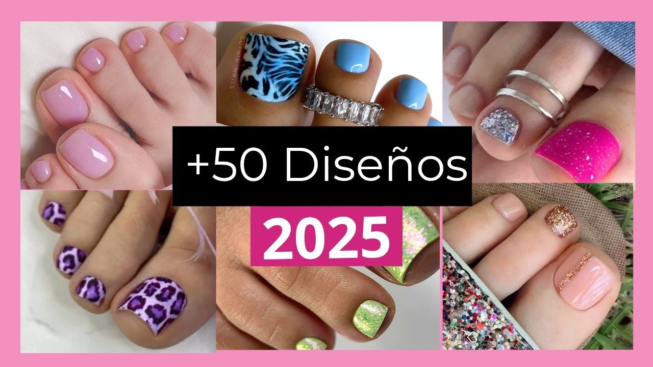 Diseños de UÑAS PARA PIES con Colores 💅✨ Ideas Vibrantes y Elegantes