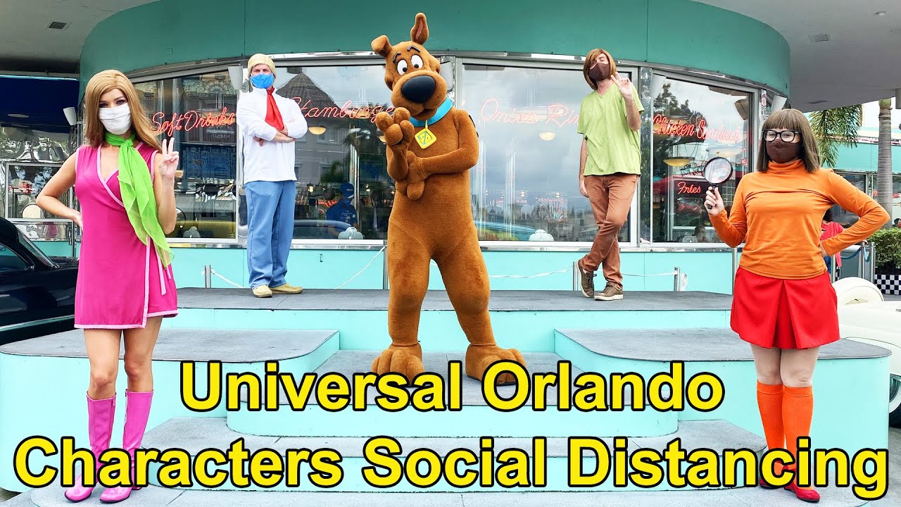 Universal Orlando Character Montage - Greetings With Social Distancing & Face Characters With Masks