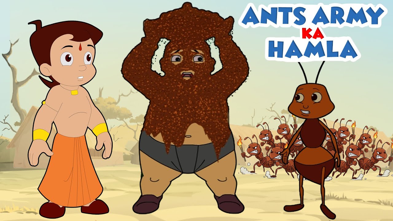 Chhota Bheem - Ants Army ka Hamla | Fun Stories for Kids | Moral Cartoons in Hindi