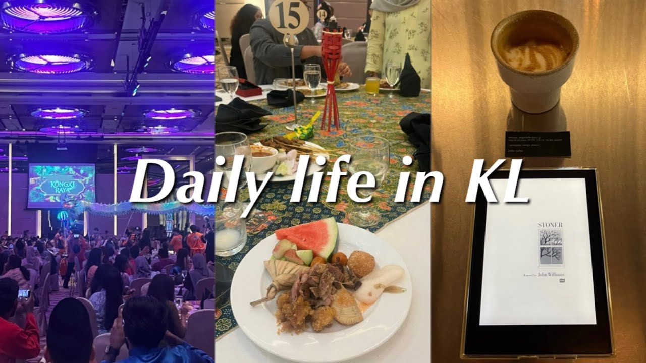 🇲🇾말레이시아 일상 브이로그 KL VLOG l 전통의상 입고 회사파티, 독서 l 